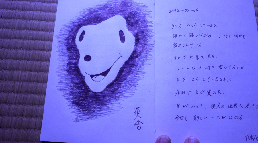 夢の本にえがかれた日記