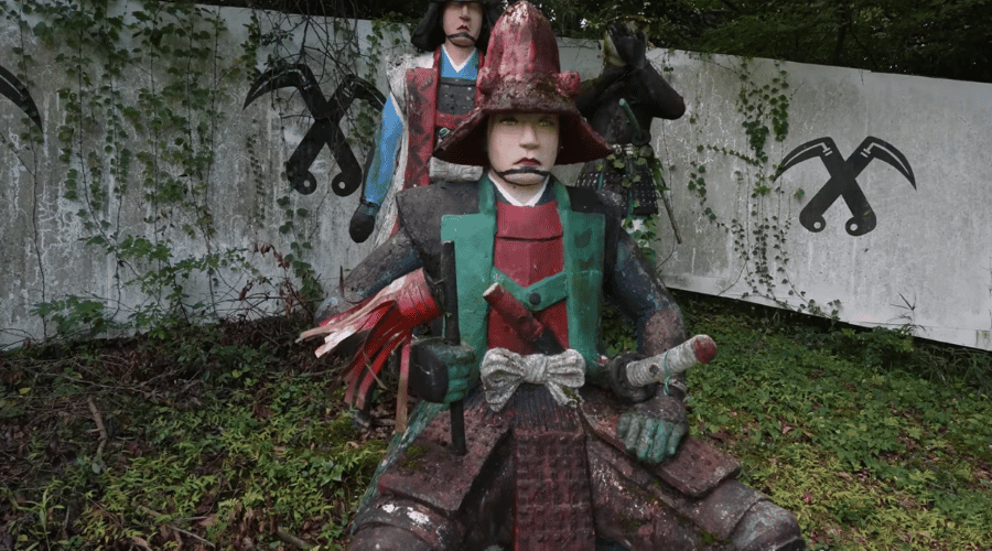 小早川秀秋の像