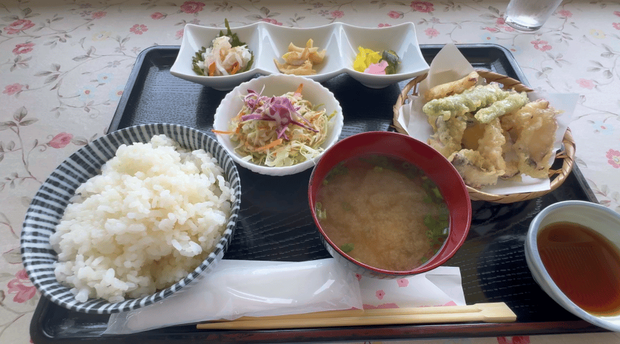 たこ天定食